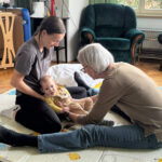 Individuální lekce učení pohybem s miminkem za přítomnosti rodiče